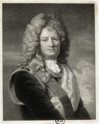 Portrett av Vauban - et maleri av Le Brun av Charles (after) Le Brun