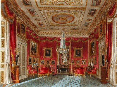 The Rose Satin Drawing Room, Carlton House, fra 
