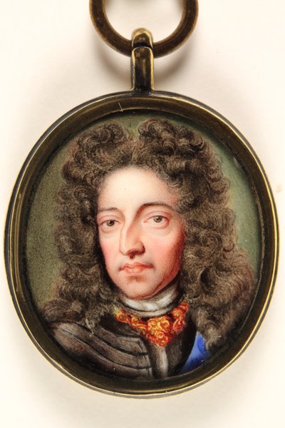 William III (akvarell på vellum) av Charles (attr.to) Boit