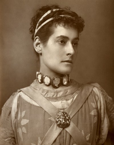 Myra Holme , britisk skuespillerinne, 1884 av Charles A. Long