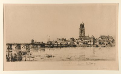 Deventer (havnescene) av Charles A. Platt
