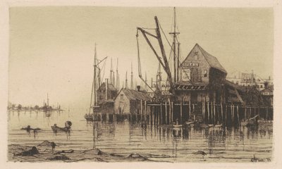 Gammelt båthus av Charles A. Platt