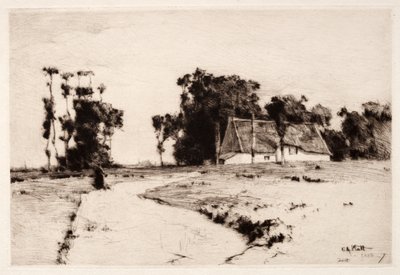 Brittany Trees, 1885-1887. av Charles Adams Platt