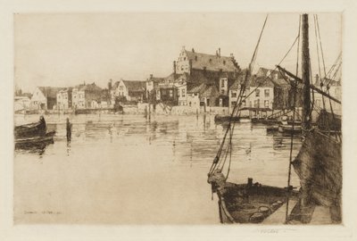 Dordrecht, 1885. av Charles Adams Platt