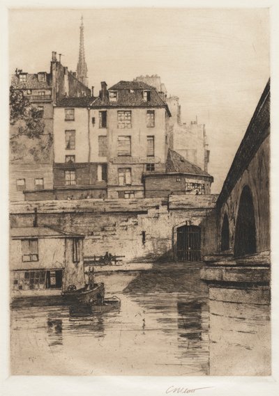 Quai des Orfèvres, Paris, 1886. av Charles Adams Platt