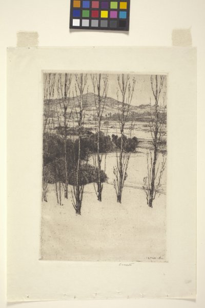 Fjellet (blekk) av Charles Adams Platt