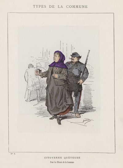 Borgertigger, for kommunens sårede av Charles Albert d Arnoux Bertall