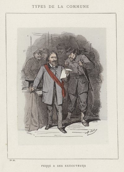 Ferre og Ses Executeurs av Charles Albert d Arnoux Bertall