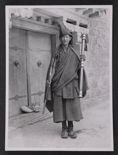 En gekko, eller klostervokter av disiplin, med rituell septer av Charles Alfred Bell