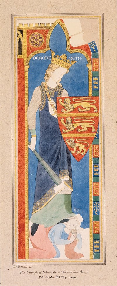 The Virtues Largesce og Debonerete (Debonerete) av Charles Alfred Stothard