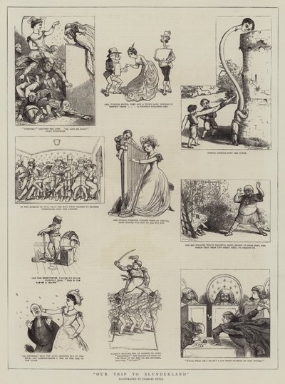 Vår tur til Blunderland av Charles Altamont Doyle