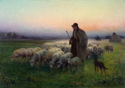 The Return to the Field, ca. 1913 av Charles Amable Lefebvre