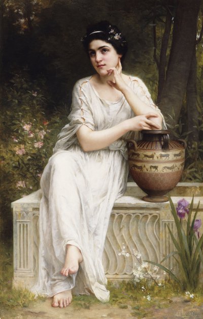 En gresk skjønnhet, 1901 av Charles Amable Lenoir