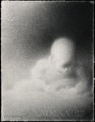 Overhode for et barn (Emmanuel) av Charles Angrand