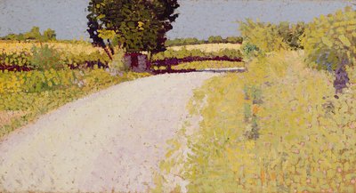 Path in the Country, ca. 1886 (olje på lerret) av Charles Angrand