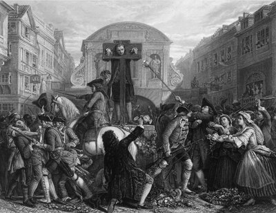 Daniel Defoe i pilory av Charles Armytage