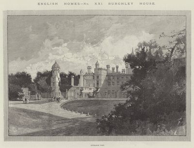 Burghley House av Charles Auguste Loye