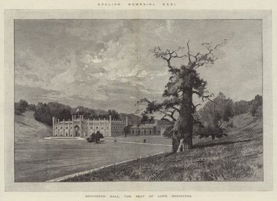 Donington Hall, setet til Lord Donington av Charles Auguste Loye