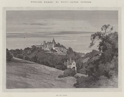 English Homes, Alton Towers, det gamle slottet av Charles Auguste Loye