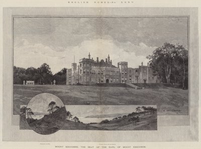English Homes, Mount Edgcumbe, setet til jarlen av Mount Edgcumbe av Charles Auguste Loye