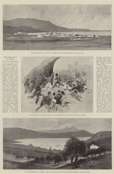 Opprør på Kreta av Charles Auguste Loye
