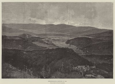 Middlesborough, Kentucky, i 1889 av Charles Auguste Loye