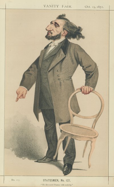 Herr Leon Gambetta av Charles Auguste Loye