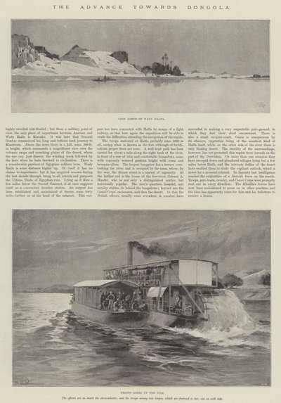 Fremskrittet mot Dongola av Charles Auguste Loye