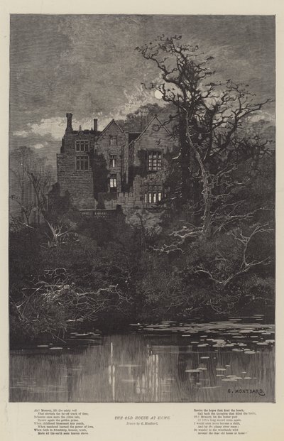 Det gamle huset hjemme av Charles Auguste Loye