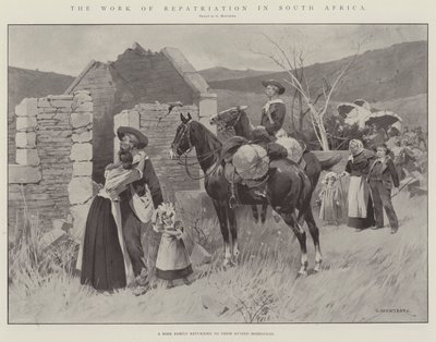 Arbeidet med repatriering i Sør-Afrika av Charles Auguste Loye