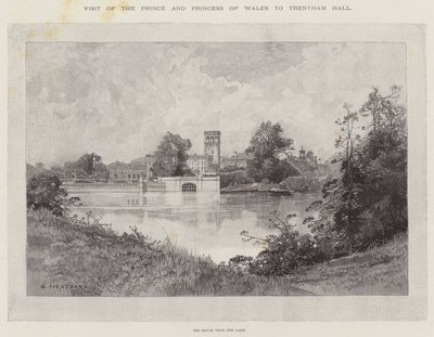 Besøk av prinsen og prinsessen av Wales til Trentham Hall av Charles Auguste Loye