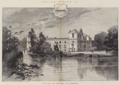 Wilton House, setet til jarlen av Pembroke av Charles Auguste Loye