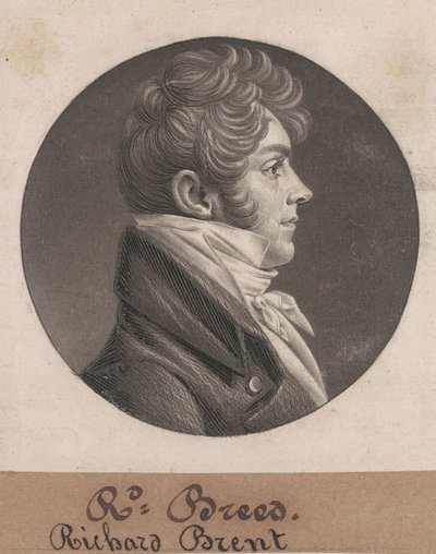 Richard Brent av Charles B.J. Févret de Saint Mémin