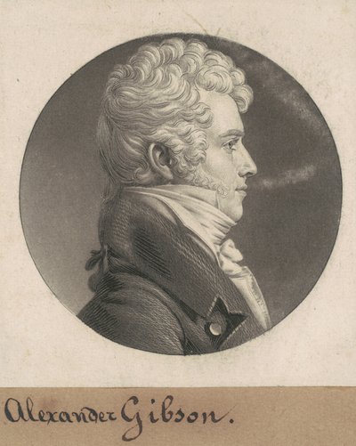 Alexander Gibson av Charles B. J. Févret de Saint Mémin