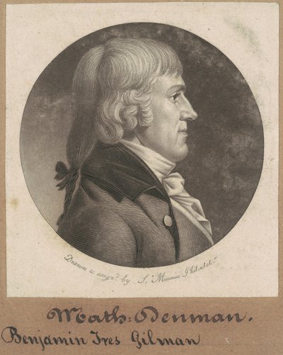 Benjamin Ives Gilman av Charles B. J. Févret de Saint Mémin