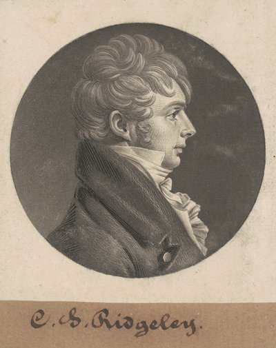 Charles Sterett Ridgely av Charles B. J. Févret de Saint Mémin