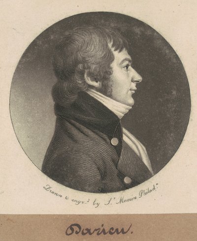 Dareios av Charles B. J. Févret de Saint Mémin