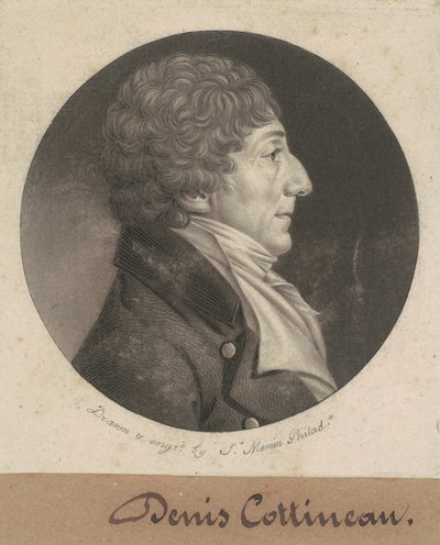Dennis Nicholas Cottineau av Charles B. J. Févret de Saint Mémin