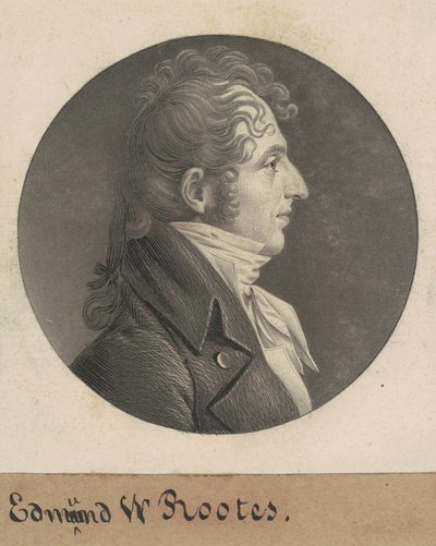 Edmund Wilcox Rootes av Charles B. J. Févret de Saint Mémin