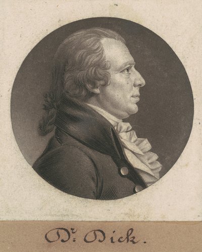 Elisha Cullen Dick av Charles B. J. Févret de Saint Mémin