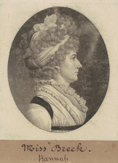 Hannah Breck av Charles B. J. Févret de Saint Mémin