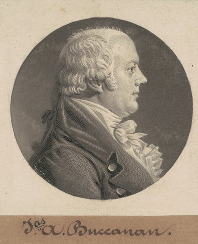 James A. Buchanan av Charles B. J. Févret de Saint Mémin