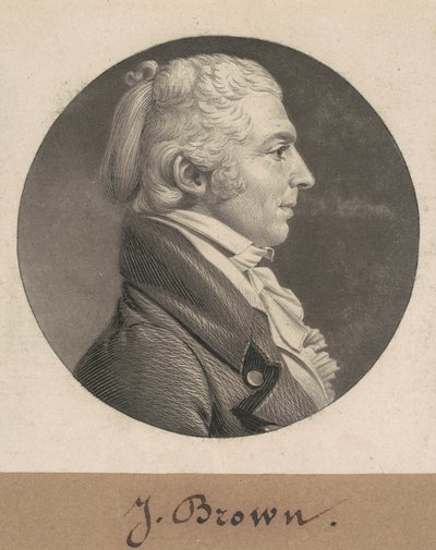 James Brown, sr. av Charles B. J. Févret de Saint Mémin