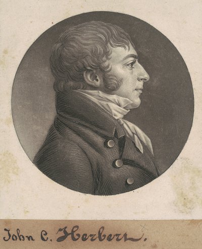 John Carlyle Herbert av Charles B. J. Févret de Saint Mémin