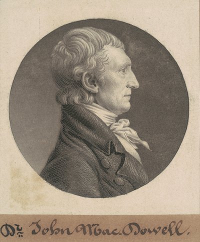 John McDowell av Charles B. J. Févret de Saint Mémin