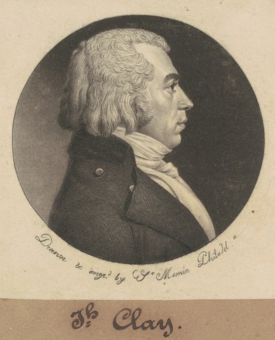 Joseph Clay av Charles B. J. Févret de Saint Mémin