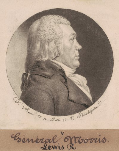 Lewis Richard Morris av Charles B. J. Févret de Saint Mémin