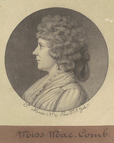 Margaret Marshall Armstrong av Charles B. J. Févret de Saint Mémin