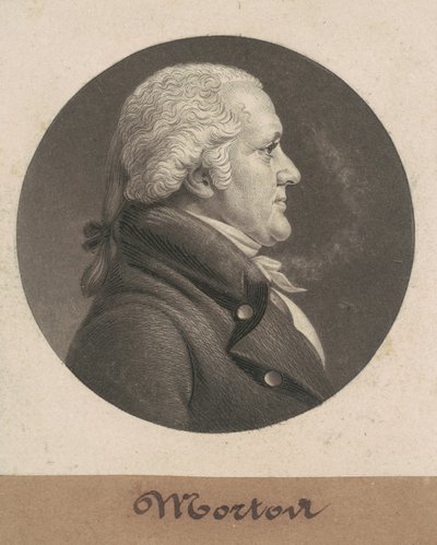 Perez Morton av Charles B. J. Févret de Saint Mémin