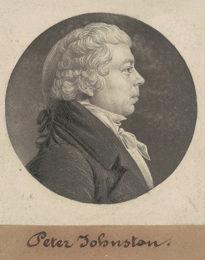 Peter Johnston, Jr. av Charles B. J. Févret de Saint Mémin
